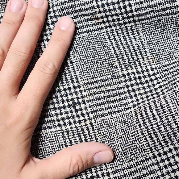 Vintage Giorgio Sant'Angelo Houndstooth Pant Wool High Waist 90s trousers - Picture 6 of 8